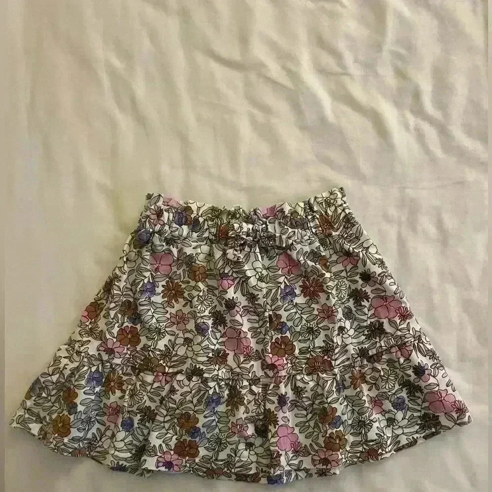 Carters Girls Kids Size 4 Two Piece Matching Skirt Set Multi - Picture 4 of 5